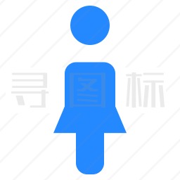 女厕所图标