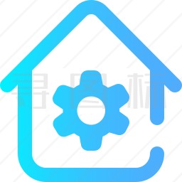 房屋自动化图标