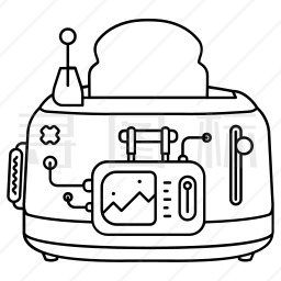 烤面包机图标