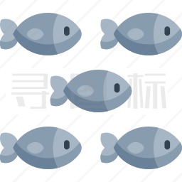 鱼群图标