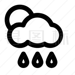 下雨图标