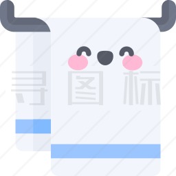 沙滩巾图标