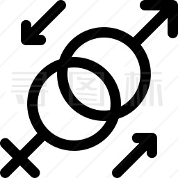 性别重新分配图标