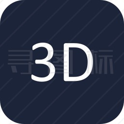 3D电影图标