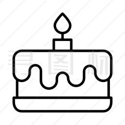 生日蛋糕图标