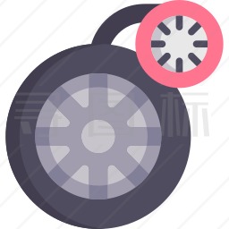 轮胎压力图标