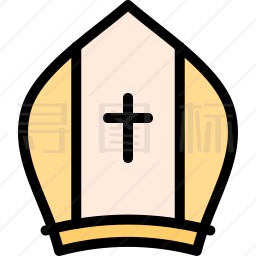 教皇帽子图标