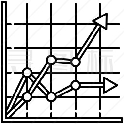 图表报告图标