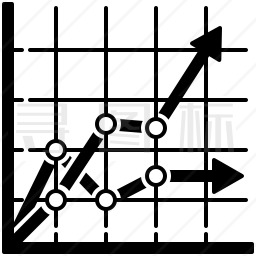 图表报告图标