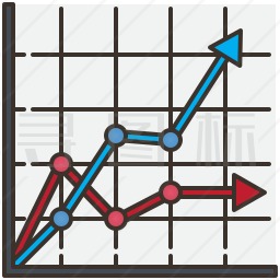 图表报告图标