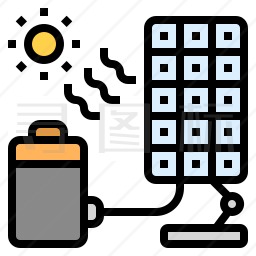 太阳能电池图标