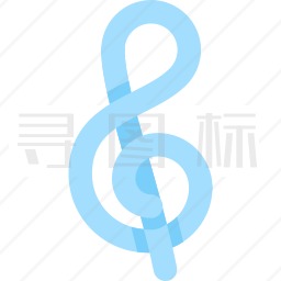 高音谱号图标