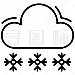 降雪图标