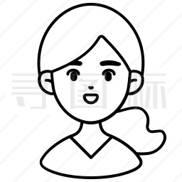 女孩图标