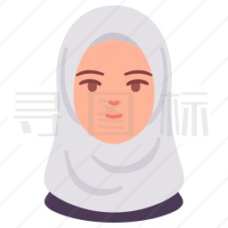 穆斯林女性图标