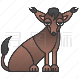 秘鲁无毛犬图标