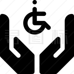 关爱残疾人图标