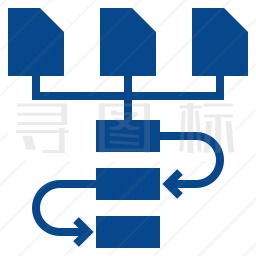 工作流程图标