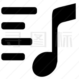 音乐列表图标