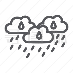 下雨图标