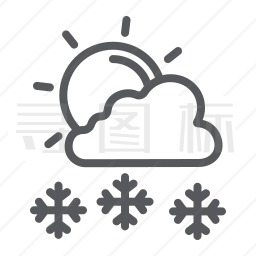 下雪图标