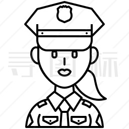 女警察图标