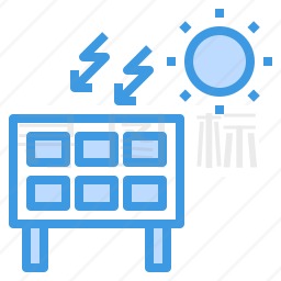 太阳能板图标