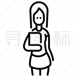 女孩图标