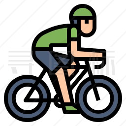 自行车爱好者图标
