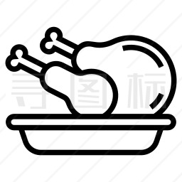 鸡腿图标