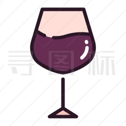 葡萄酒杯图标