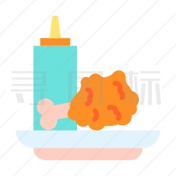 炸鸡图标