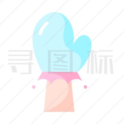 婴儿手套图标