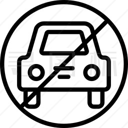 禁止车辆图标