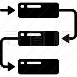 工作流程图标