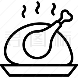 烤鸡图标