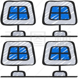 太阳能电池板图标