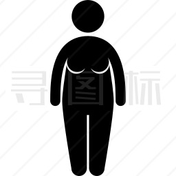 胖女人图标