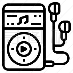 MP3播放器图标