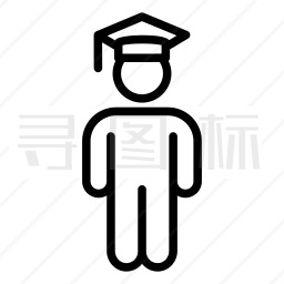 毕业生图标