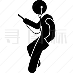 听音乐玩手机图标