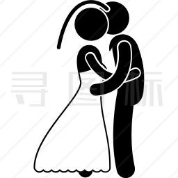 新婚夫妇图标