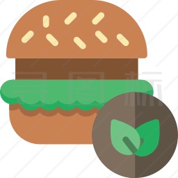 蔬菜汉堡图标