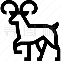 模拟山羊图标图片