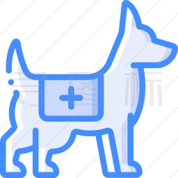 救援犬图标