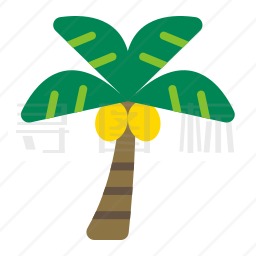 椰汁树图标