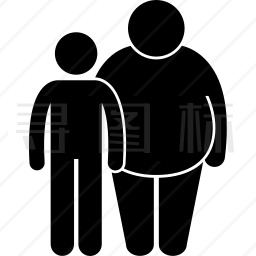 胖男人瘦男人图标