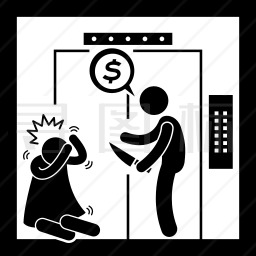 电梯抢劫图标