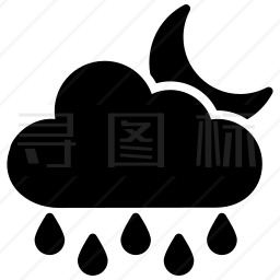 下雨图标