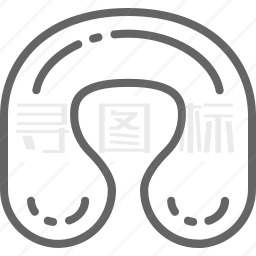 U形枕图标